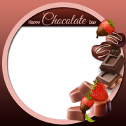 Delicious Chocolate Frame With Your Photo For Chocolate Day