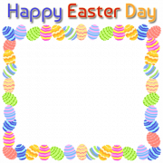 Create Happy Easter Day Greeting Frame With Your Photo